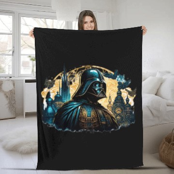 Discover Darth Fantasy Ukraine Fleece Blankets
