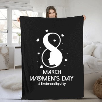 Discover International Women's Day 2023 8 March IWD Embrace Fleece Blankets