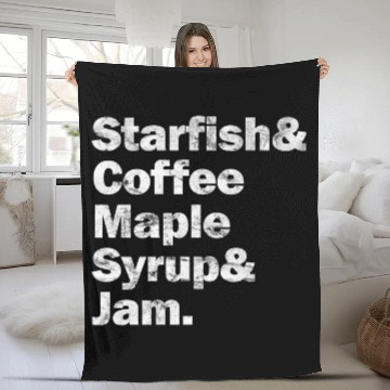 Discover Starfish Coffee Fleece Blankets