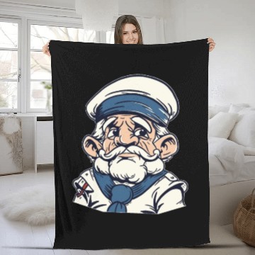 Discover Columbus Day 1492 Sailor Fleece Blankets