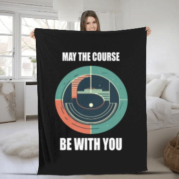 Discover Hobbie Minigolf Fleece Blankets Design With Saying, Gift