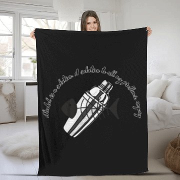 Discover Alcohol is A solution to all my problems anyway Fleece Blankets