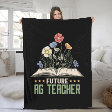 Discover AG Teacher Future Farmer Agriculture Teacher Fleece Blankets
