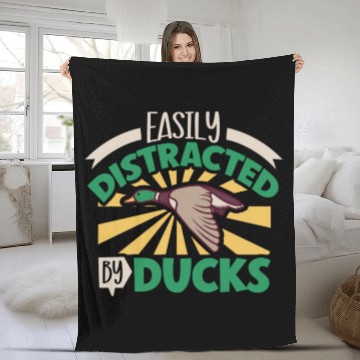 Discover Duck Hunt Duck Hunter Bird Hunting Duck Hunting Fleece Blankets