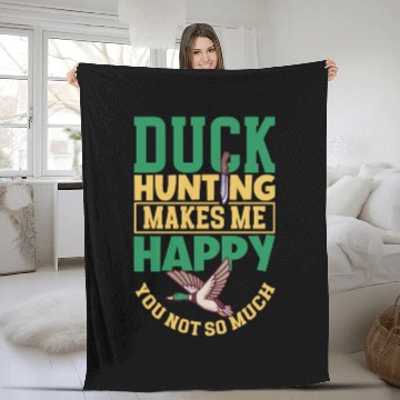 Discover Duck Hunt Duck Hunter Bird Hunting Duck Hunting Fleece Blankets