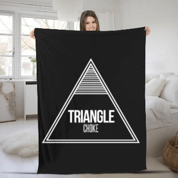 Discover Triangle Choke - BJJ Fleece Blankets