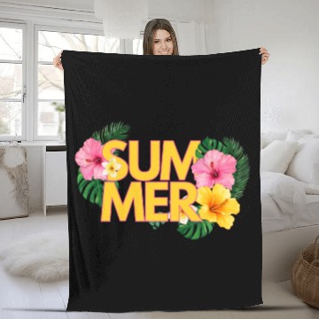 Discover SUMMER DAY Fleece Blankets