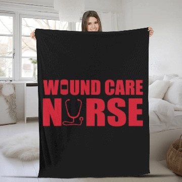 Discover Great Wound Care Nurse Outfit Love Nursing Fleece Blankets