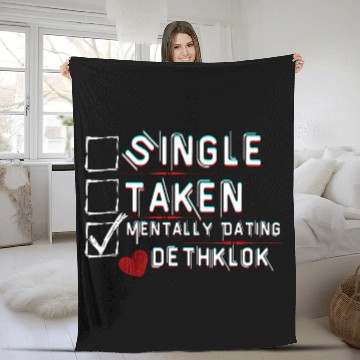 Discover Mentally Dating Dethklok Fleece Blankets