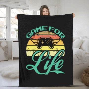 Discover Game for life Fleece Blankets