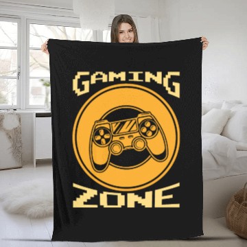 Discover Gaming zone Fleece Blankets