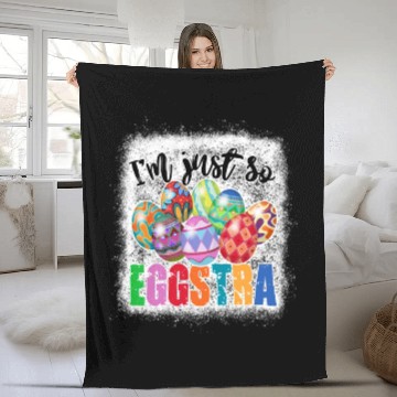Discover I m Just so Eggstra Easter Motivational Teacher Fleece Blankets