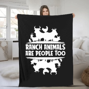 Discover Rodeo Cowboy Animals Ranch Cowboy Fleece Blankets