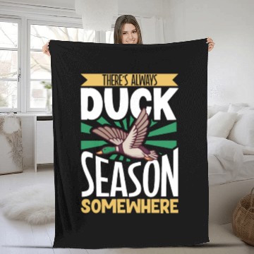 Discover Duck Hunt Duck Hunter Bird Hunting Duck Hunting Fleece Blankets