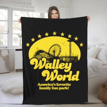 Discover Walley World Tourist Fleece Blankets