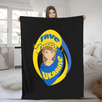 Discover Save Ukraine 1 Fleece Blankets