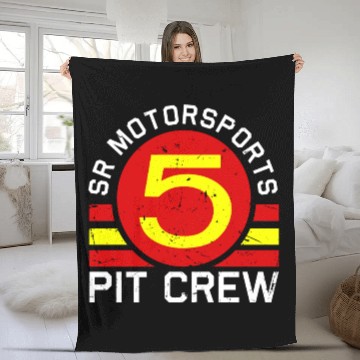 Discover Sr Pit Crew Fleece Blankets