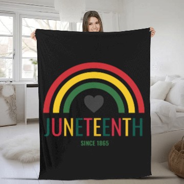 Discover Juneteenth freedom day since 1865t-Fleece Blankets