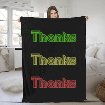 Discover Thanks Fleece Blankets very thank you thank you synonym