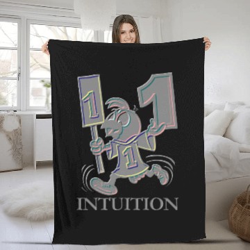 Discover Angel Number 111 intuition Fleece Blankets