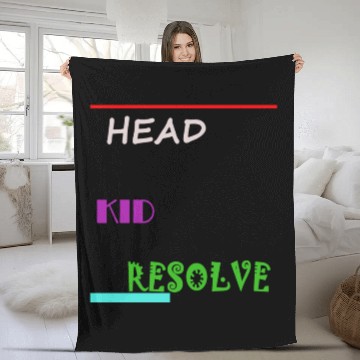 Discover HEAD KID RESOLVE Fleece Blankets