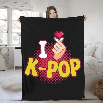 Discover K-Pop K-drama Korean Music KPop Kdrama Gift Fleece Blankets