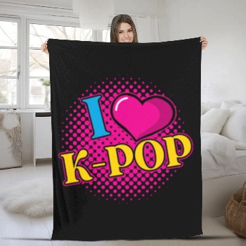 Discover K-Pop K-drama Korean Music KPop Kdrama Gift Fleece Blankets