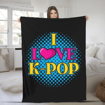 Discover K-Pop K-drama Korean Music KPop Kdrama Gift Fleece Blankets