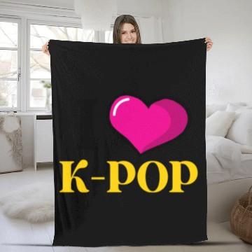 Discover K-Pop K-drama Korean Music KPop Kdrama Gift Fleece Blankets