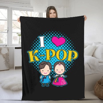 Discover K-Pop K-drama Korean Music KPop Kdrama Gift Fleece Blankets
