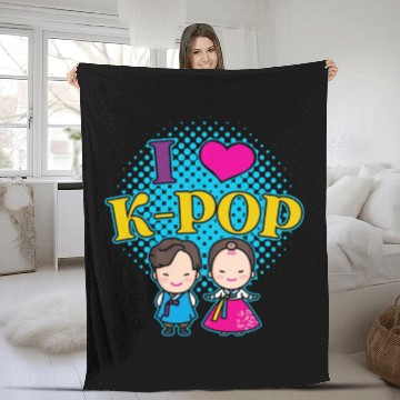 Discover K-Pop K-drama Korean Music KPop Kdrama Gift Fleece Blankets