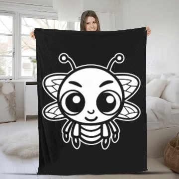 Discover Bug Beetle Insect Fleece Blankets