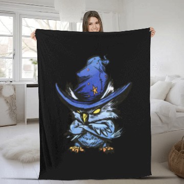 Discover Witchy Owl Fleece Blankets