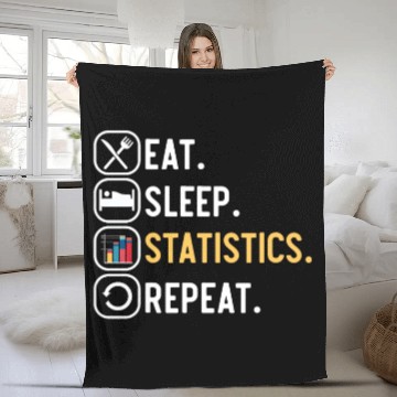 Discover Statistics Numbers Data Science Statistician Fleece Blankets