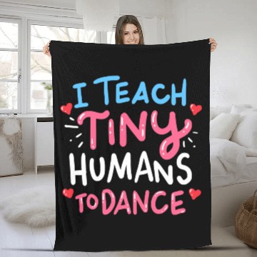Discover Dance Teacher Fleece Blankets