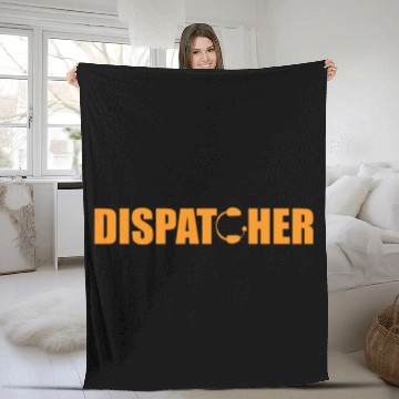 Discover Great Dispatcher Apparel 911 Emergency Calls Fleece Blankets