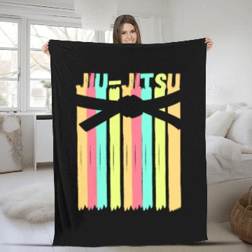 Discover Jiu Jitsu Design Bjj Lover Fleece Blankets