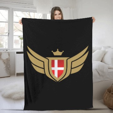 Discover Denmark World Men s Handball Championship 1 Fleece Blankets