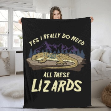 Discover Yes I Really Do Need All These Lizards Reptile Pet Fleece Blankets