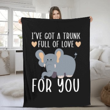 Discover Elephant Lover Wildlife Animal Zoo Zookeeper Fleece Blankets