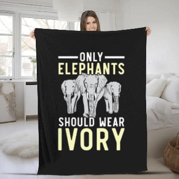 Discover Elephant Lover Wildlife Animal Zoo Zookeeper Fleece Blankets