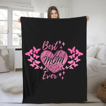 Discover Best mom ever Fleece Blankets