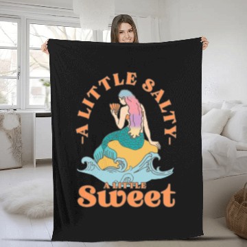Discover A-Little Salty A-Little Sweet Fleece Blankets