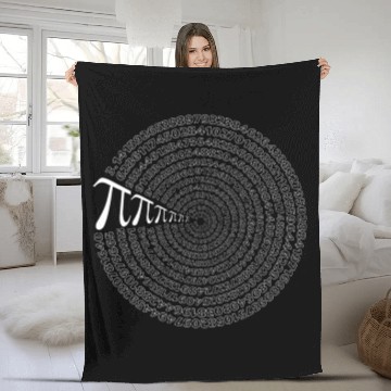 Discover Pie Numbers Nerd Pi Day Fleece Blankets