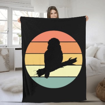Discover Great Kookaburra Silhouette Australia Bird Love Fleece Blankets