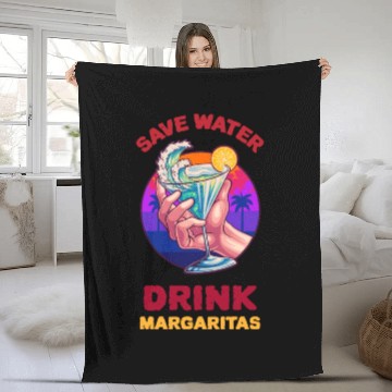Discover Margarita Save The Environment Fleece Blankets