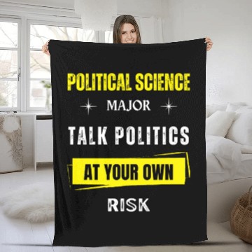 Discover Political Science Major Fleece Blankets