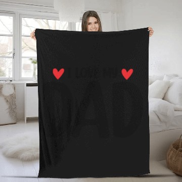 Discover I Love My Dad Fleece Blankets