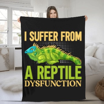 Discover Bearded Dragon Iguana Reptile lover Fleece Blankets