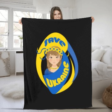 Discover Save Ukraine Fleece Blankets